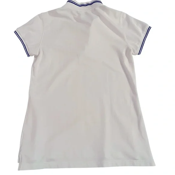 TORY BURCH TECH PIQUÉ POLO Billie Jean King Collection XS - Picture 4 of 9